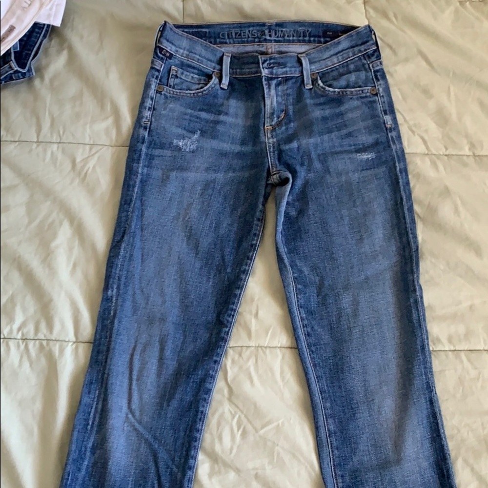 Citizens of Humanity low rise straight leg jeans